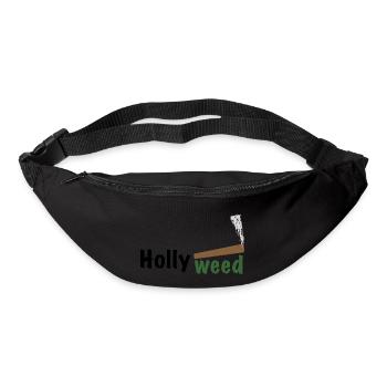 HollyWeed dark - Gürteltasche - Schwarz - Vorne