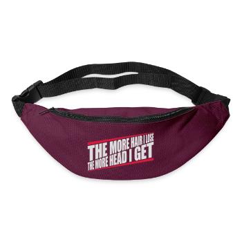 I get more head - Bum bag - burgundy - Front