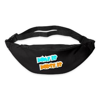 La maison est l’endroit où se trouve mon cheval - Sac banane - noir - Devant