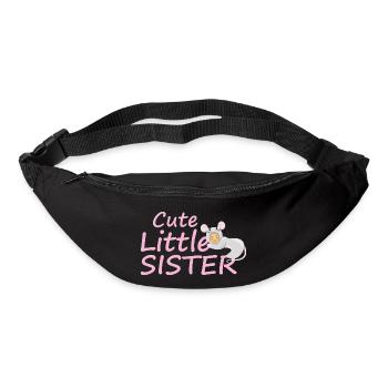 Süße kleine Schwester - Gürteltasche - Schwarz - Vorne