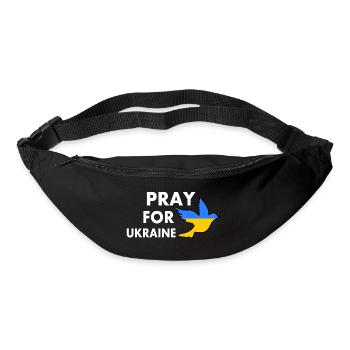 Pray for ukraine - Gürteltasche - Schwarz - Vorne