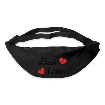 Das Team der Braut - Gürteltasche - Schwarz - Vorne