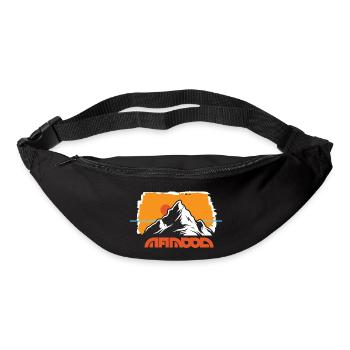 outddor horizon behind the mountain - Bum bag - black - Front