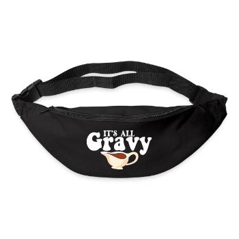 Retro Its All Gravy Baby Vintage Fall Thanksgiving - Bum bag - black - Front