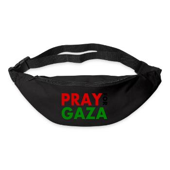 Pray for gaza - Gürteltasche - Schwarz - Vorne