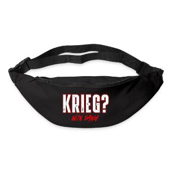 Krieg - Gürteltasche - Schwarz - Vorne