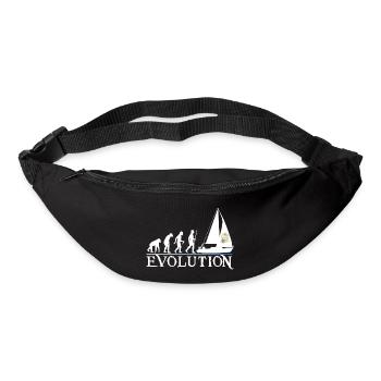 Evolution white version - Bum bag - black - Front
