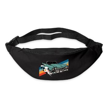 Voiture classique-voiture ancienne - Sac banane - noir - Devant