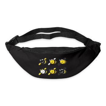 Bienchen - Gürteltasche - Schwarz - Vorne