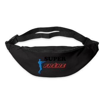 SUPER Frère - Sac banane - noir - Devant