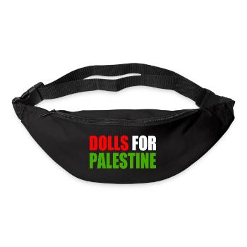 dolls for palestine - Bum bag - black - Front