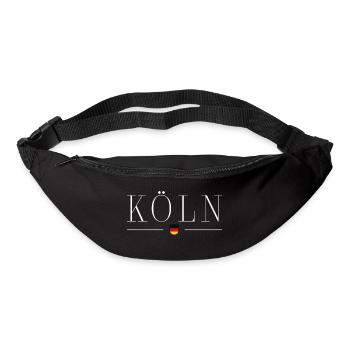 Cologne, Allemagne T-shirt élégance - Sac banane - noir - Devant