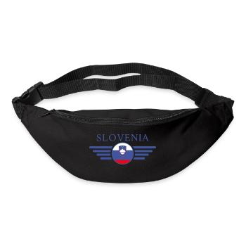 I Love Slovenia, Elegance Style Design T-Shirt - Bum bag - black - Front