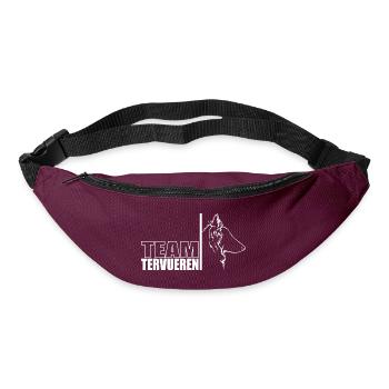 TEAM Tervueren Hunde Hund Wilsigns - Gürteltasche - Burgunderrot - Vorne