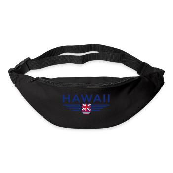 Hawaii Fan T-Shirt – Aloha Style - Bum bag - black - Front