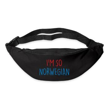 I'm so Norwegian Norway Norway - Bum bag - black - Front