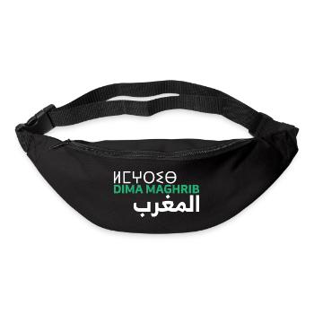 Dima Maghrib Maroc Almaghrib Al-Maghrib Maghreb - Sac banane - noir - Devant