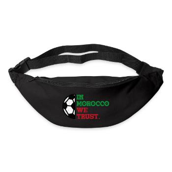 In Morocco we trust - Gürteltasche - Schwarz - Vorne