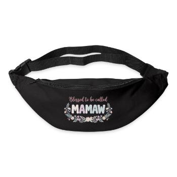Mamaw Granny Flowers Gift Cute Grandma - Bum bag - black - Front
