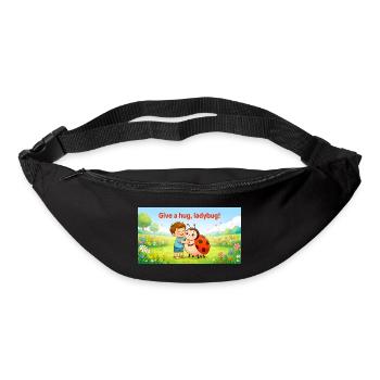 GIB EINE UMARMUNG, LADYBUG, - Gürteltasche - Schwarz - Vorne
