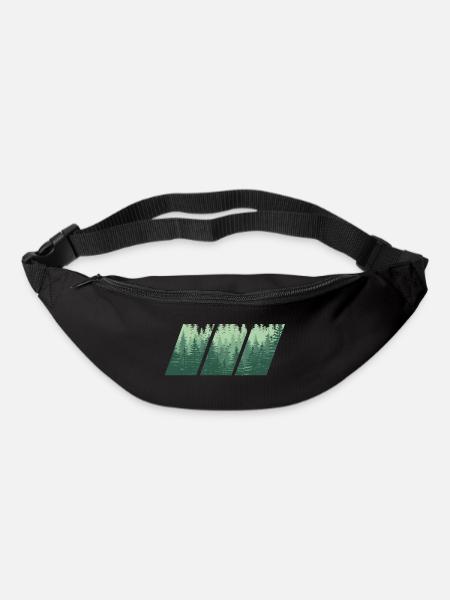 WOOD forest gift - Bum bag - black