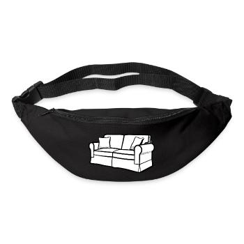 canapé - Sac banane - noir - Devant