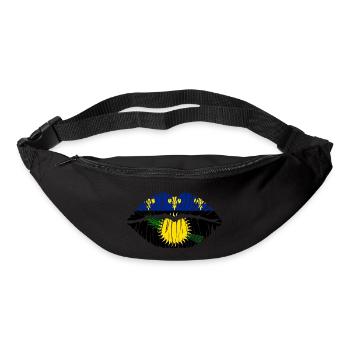 Kiss Guadeloupe - Sac banane - noir - Devant
