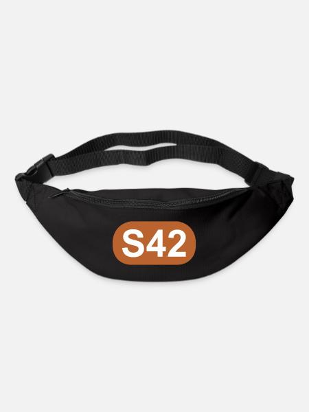 S-Bahn Berlin S42 - Gürteltasche - Schwarz
