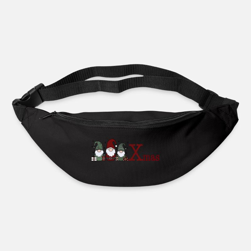 Wichtel Xmas - Gürteltasche - Schwarz