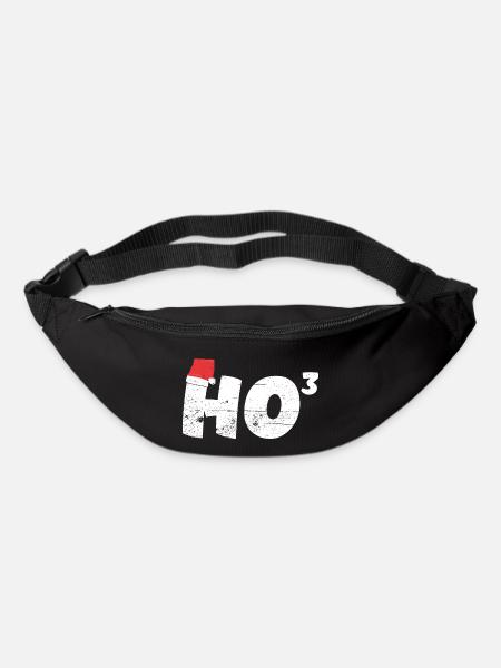 Ho 3 Weihnachten Mathelehrer Santa HO HO HO HO - Gürteltasche - Schwarz