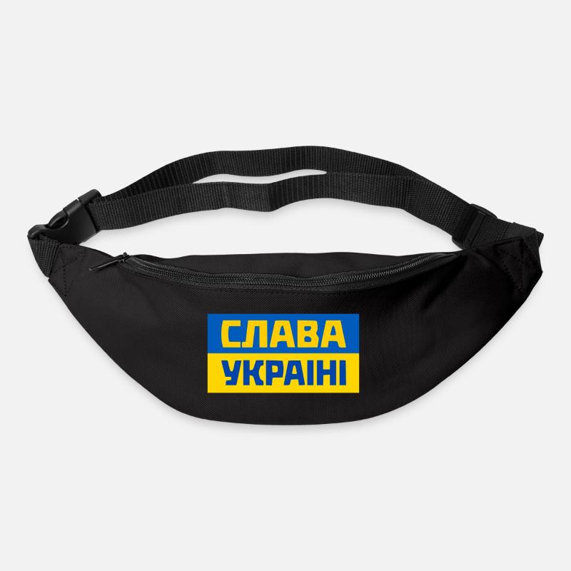 Ukraine - Gürteltasche - Schwarz
