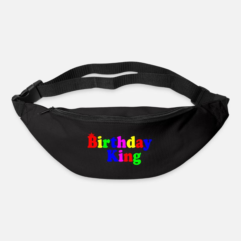 Birthday king - Gürteltasche - Schwarz