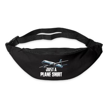 Juste une chemise d’avion pilote de ligne aviation - Sac banane - noir - Devant
