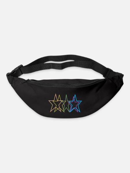 Colorful Stars Image12 - Bum bag - black