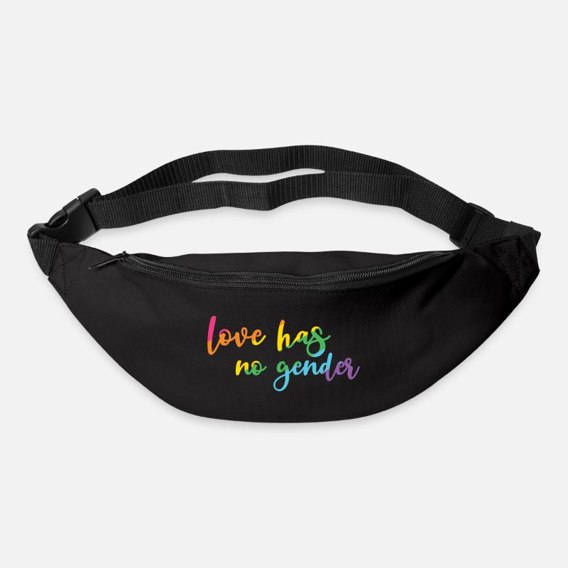 Pride Month - Liebe hat kein Geschlecht - Gürteltasche - Schwarz