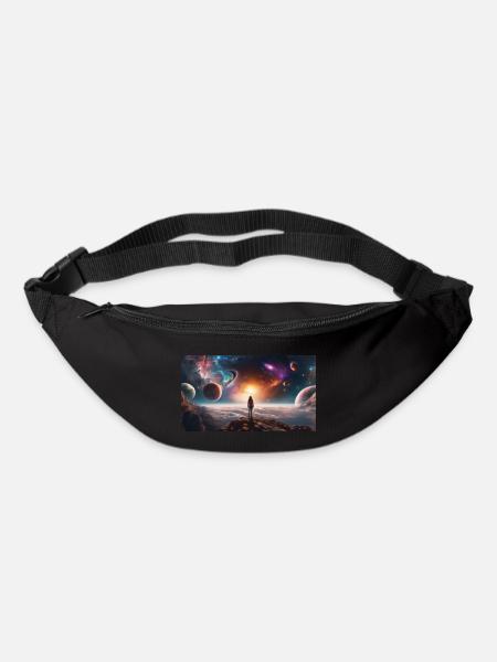 View in space - Bum bag - black