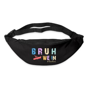 Bruh We In - Erster Tag im College oder in der Schule - Gürteltasche - Schwarz - Vorne