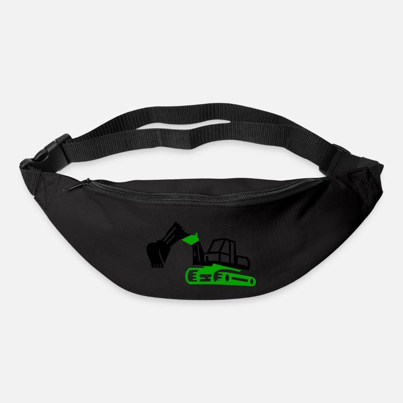 Excavatrice - Sac banane - noir