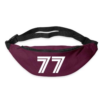 Issue 77 - Bum bag - burgundy - Front