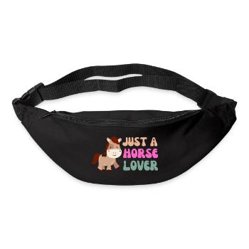 Whimsical Horse Lover Illustration - Bum bag - black - Front