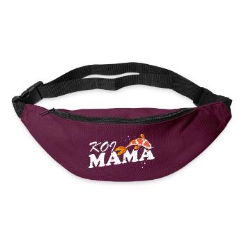 Koi Mama Proud Funny Fish Mom Pond Life - Bum bag - burgundy - Front
