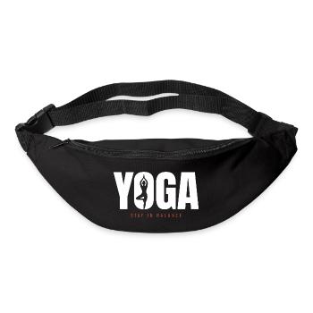 Yoga Balance – Stay in Balance Motivation - Bum bag - black - Front