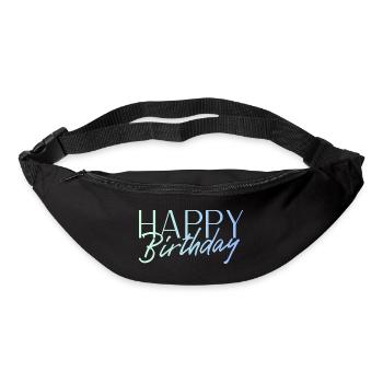 Bon anniversaire - Sac banane - noir - Devant