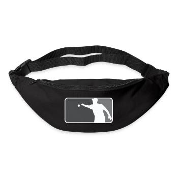 Petanque_Boule_Boccia_Petanca_Major_League_Styl - Sac banane - noir - Devant