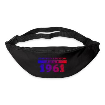 65th Birthday Limited Edition 07/1961 - Bum bag - black - Front