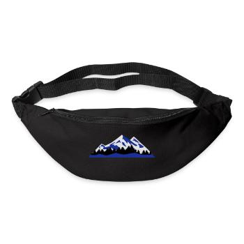 Berge, Winter, Landschaft - Gürteltasche - Schwarz - Vorne