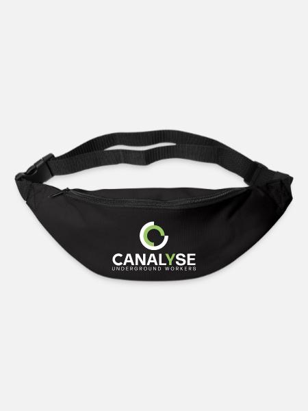 CanalyseLogoInversé - Sac banane - noir