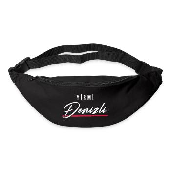 Denizli 20 Türkei Turkiye TR Geschenk Urlaub Türk - Gürteltasche - Schwarz - Vorne