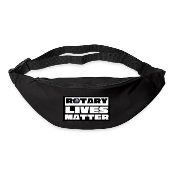 Rotary Lives Matter - Sac banane - noir - Devant