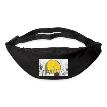 Magisches Turin - Gürteltasche - Schwarz - Vorne